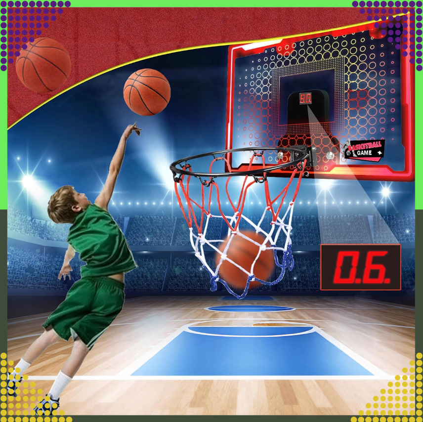 basketbalový kôš na dvere